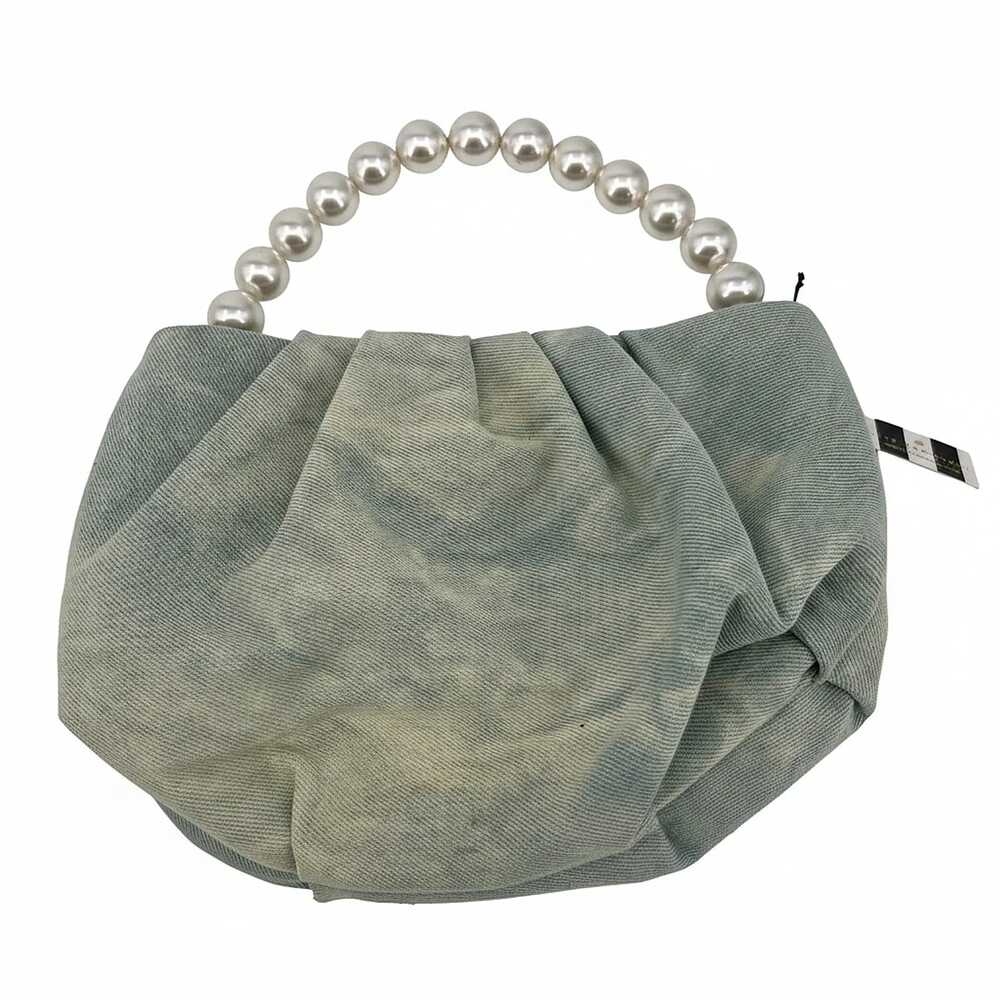 Lele Sadoughi Blue Marble Top Handle Pouch | OS